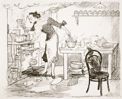Please, Mother, Will You Tell Me a Story Peril, Illustration from 